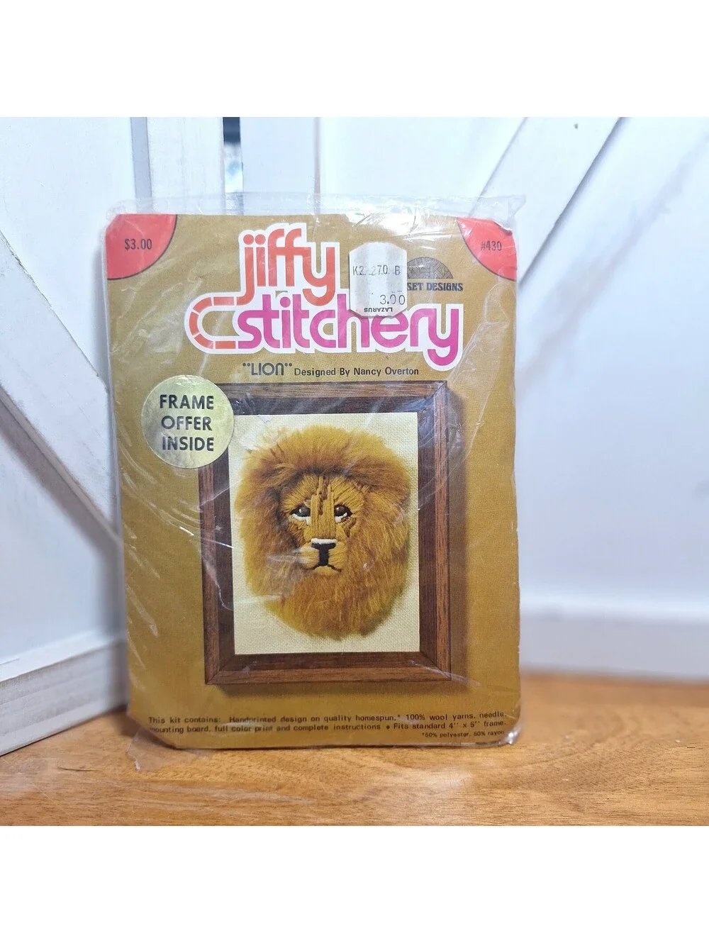Vintage Jiffy Stitchery Embroidery Kit 